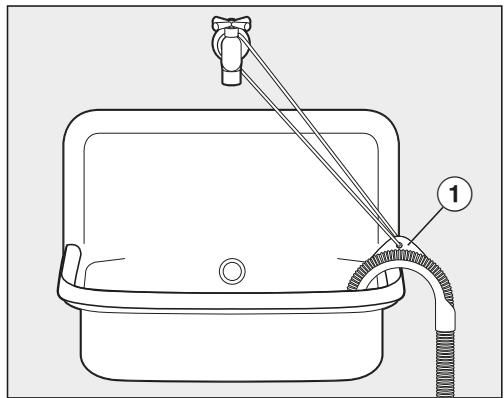 MIELE LAVE-LINGE WCB 100 - Mettre en place la crosse - 2