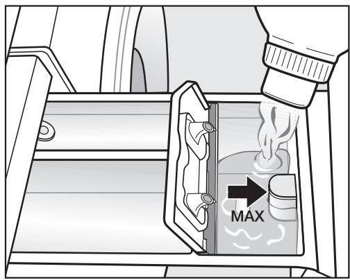 MIELE LAVE-LINGE WCB 100 - Ajouter de l'adoucissant - 1