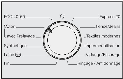 MIELE LAVE-LINGE WCB 100 - Démarrer le premier programme de lavage - 1