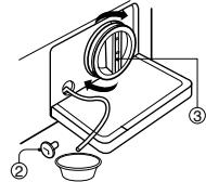 DAEWOO DWD-ED1292BLANC - Nettoyage du filtr de vidange - 3