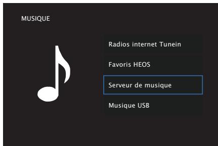 MAROUE AVR-X2400H - Lecture de fichiers stockés sur un ordinateur ou un stockage NAS - 1