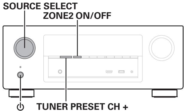 MAROUE AVR-X2400H - Réinitialisation des réglages du réseau - 1