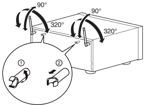 MAROUE AVR-X2400H - Antennes en tige pour le bluetooth/le réseau local sans fil - 1