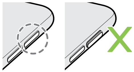 HTC DESIRE EYE ROUGE - Insertion d'une carte nano SIM - 5
