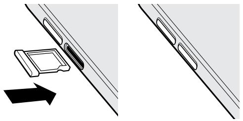 HTC DESIRE EYE ROUGE - Insertion de la carte microSD - 3