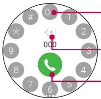 LG G WATCH URBANE ARG - Émission d'un appel - 1