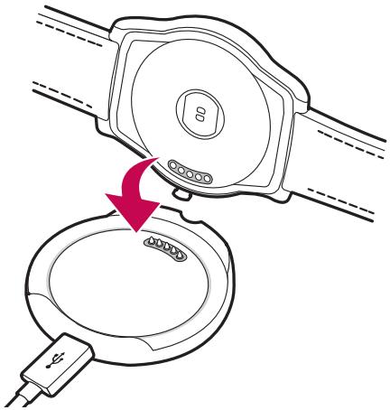 LG G WATCH URBANE ARG - Précautions à prendre pour éviter la corrosion des terminaux de chargement - 3