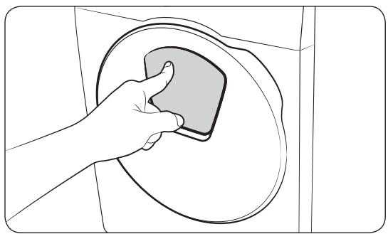 SAMSUNG WD90T984DSH - Hublot addwash (modèles applicables uniquement) - 1