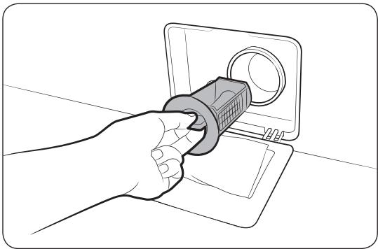 SAMSUNG WD90T984DSH - Filtre à impuretés - 1