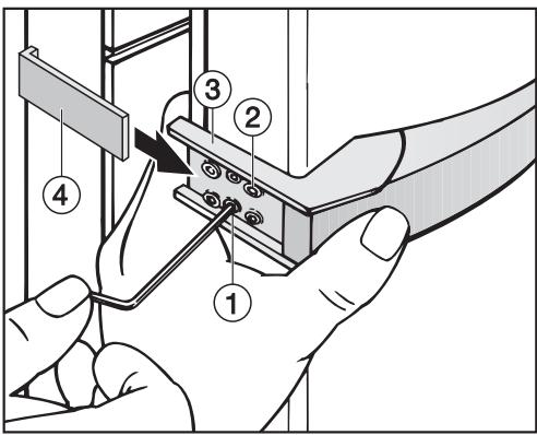 MIELE KF 8662 S BLANC - Remonter les poignées : - 1