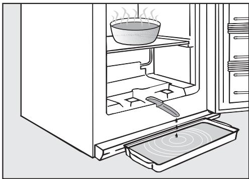 MIELE KF 8662 S BLANC - Pendant le dégivrage - 2