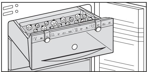 MIELE KF 8662 S BLANC - Utiliser les tablettes de congélation - 1