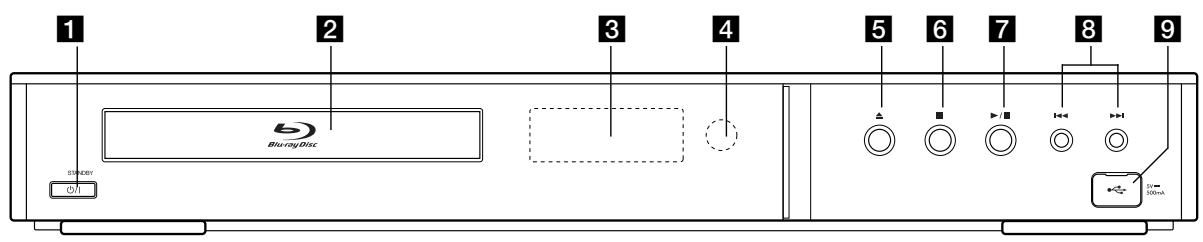 JVC XV-BP1 - Panneau avant - 1