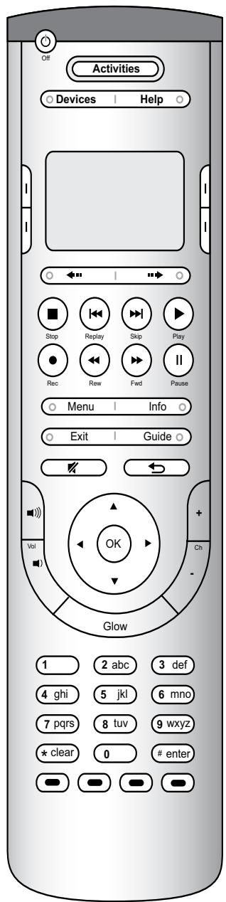 LOGITECH HARMONY 525 - Boutons de votre télécommande harmony 525 - 1