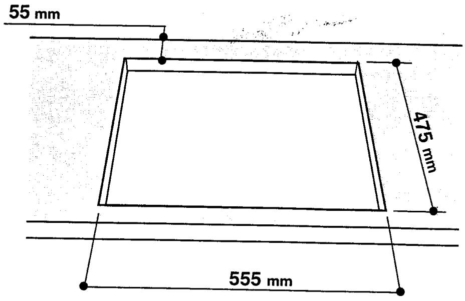 SCHOLTES TC 64 S (WH) - Installation des tables à encastrer - 2