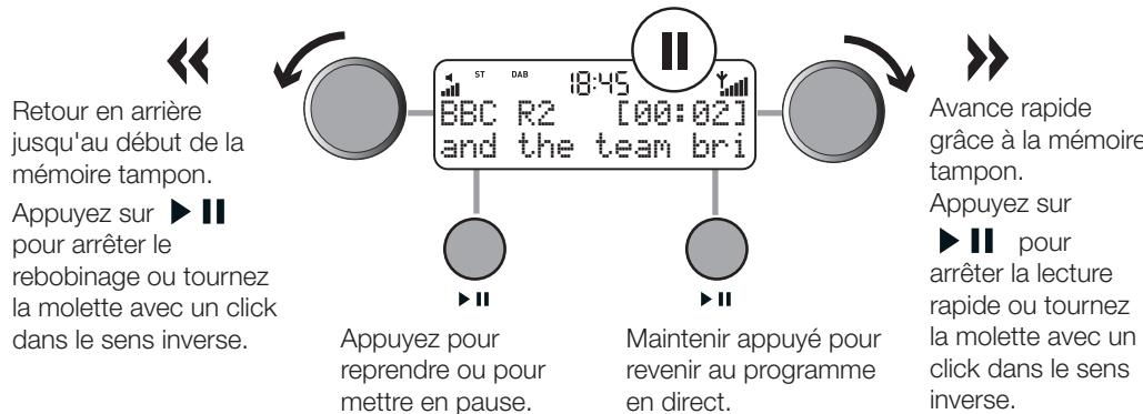PUREREFERENCE RADIO ONE ELITE - Pour permettre une pause puis reprendre le programme en cours - 2