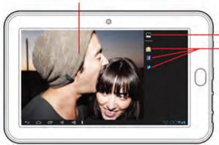 IT WORKS TM702 - Caméra et chat vidéo Caméra avant - 3