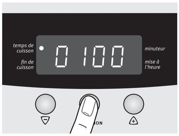 ARTHUR MARTIN FE 3408 W BLANC - Temps de cuisson et fin de cuisson combinés (départ différé - arrêt automatique) - 2