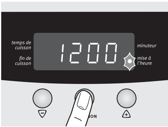 ARTHUR MARTIN FE 3408 W BLANC - Modifier l'heure du jour - 2