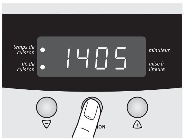 ARTHUR MARTIN FE 3408 W BLANC - Temps de cuisson et fin de cuisson combinés (départ différé - arrêt automatique) - 3
