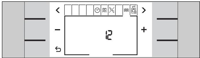 GAGGENAU BS 221-110 - Exemple : modifier l'affichage de veille - 6