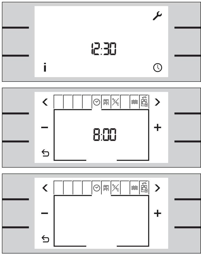 GAGGENAU BS 221-110 - Exemple : modifier l'affichage de veille - 1