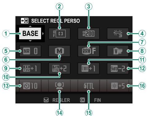 OSIAPN HYBRIDEX-PRO 3 NOIR - L'affichage du menu rapide - 2