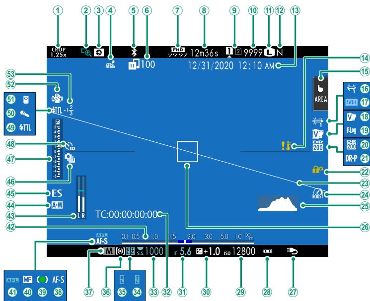 OSIAPN HYBRIDEX-PRO 3 NOIR - L'écran evf/lcd - 1