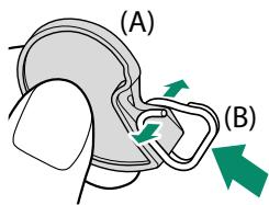 OSIAPN HYBRIDEX-PRO 3 NOIR - Ouvrez l'une des attaches de courroie. - 1