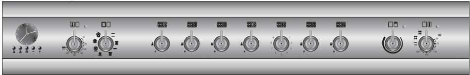 SMEG CS 120A-6 ANTHRACITE - Le panneau frontal - 1
