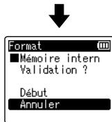 OLYMPUS LS-P1 - Formatage d'un support d'enregistrement [format] - 5