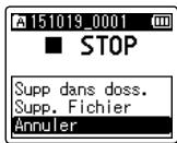 OLYMPUS LS-P1 - Suppression de fichiers - 2