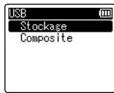 OLYMPUS LS-P1 - Appuyez sur la touche + ou - pour sélectionner un paramètre. - 2
