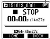 OLYMPUS LS-P1 - La recharge est terminée lorsque [fin de charge] s'affiche. - 2