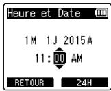 OLYMPUS LS-P1 - Configuration de la date et de l'heure [heure et date] - 2