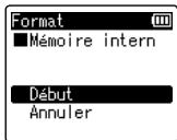 OLYMPUS LS-P1 - Formatage d'un support d'enregistrement [format] - 2