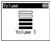 OLYMPUS LS-P1 - Si [volume] a été sélectionné - 1