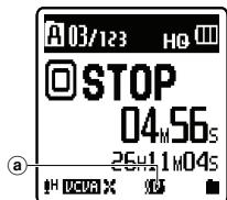 OLYMPUS VN 8500 PC N2285321 - Sélection en mode menu: - 1