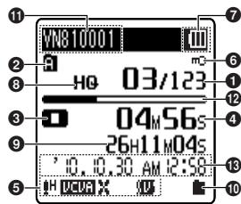OLYMPUS VN 8500 PC N2285321 - Affichage (panneau ACL) - 2