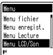 OLYMPUS VN 8500 PC N2285321 - Paramètres du menu - 6