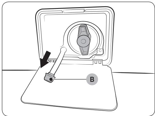 SAMSUNG WW90T534DITT - Vidange d'urgence - 2