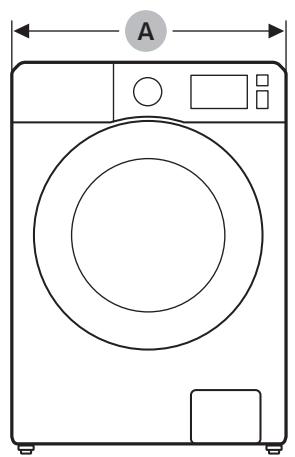 SAMSUNG WW90T534DITT - Fiche de caractéristiques techniques - 1