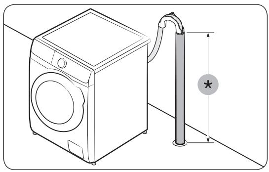 SAMSUNG WW90T534DITT - Sur le bord d'un lavabo - 1