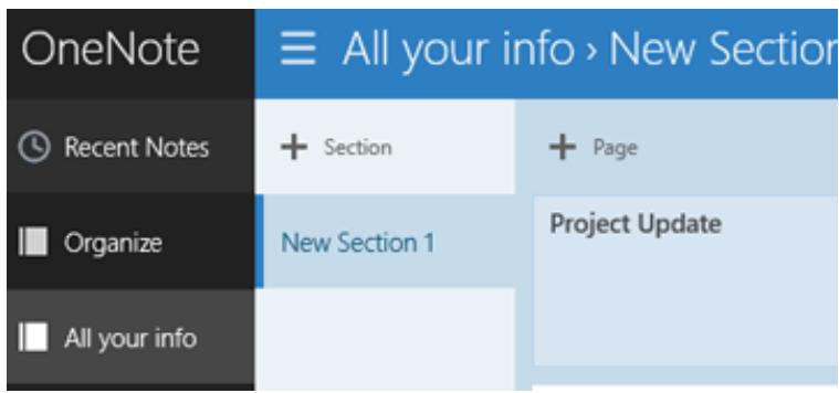 MICROSOFT Surface 3 12860 - Plusieurs blocs-notes dans onenote - 1