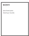 SONY HTA9 - Acerca de los manuales del sistemas de altavoces - 1