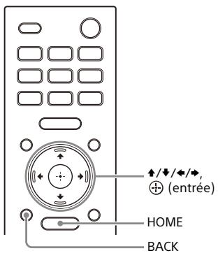 SONY HTA9 - Utilisation du menu d'accueil - 1