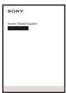 SONY HTA9 - Gebruiksaanwijzing (dit document) - 1