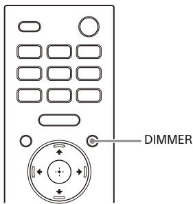 SONY HTA9 - Dehelderheid van het display op het voorpaneel en de indicators wijzigen (DIMMER) - 1