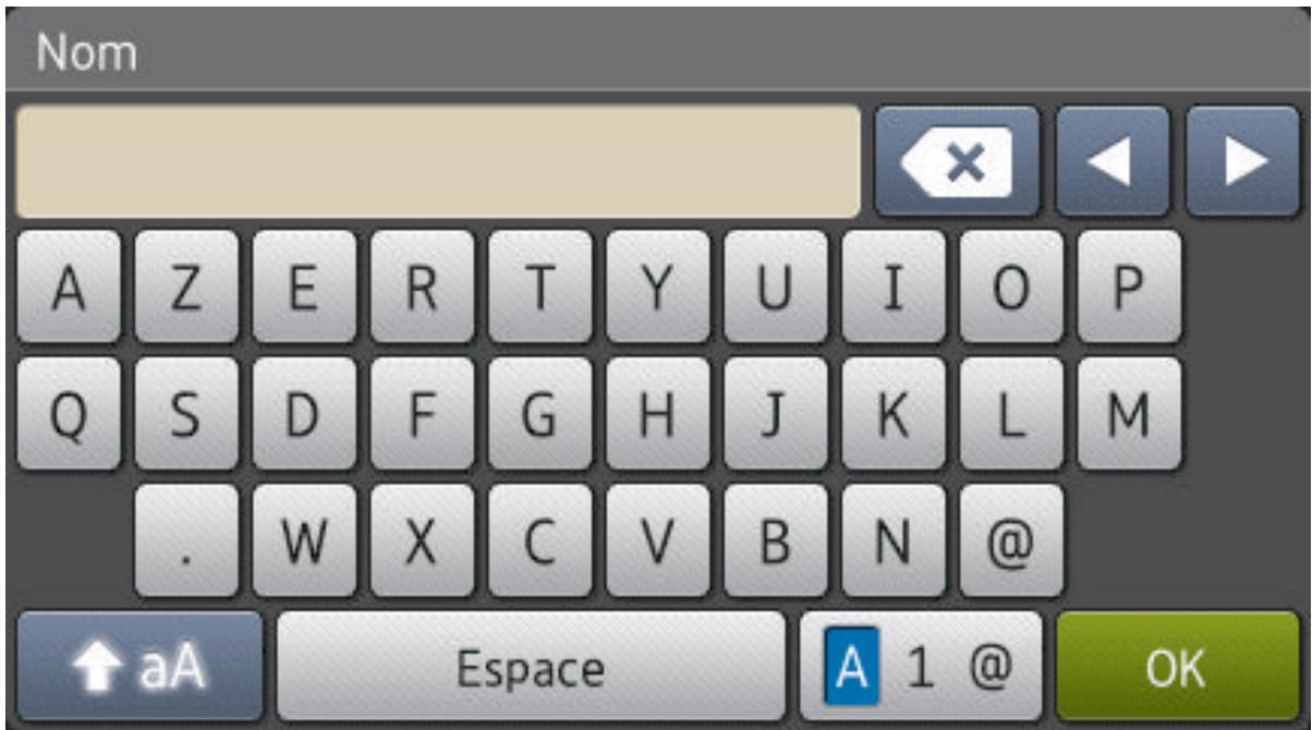 BROTHER TIFC-L6B00DW - Mode de saisie du texte sur votre appareil Brother - 1