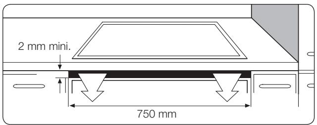 SAMSUNG NZ84F7NC6AB - INSTALLATION DE L'APPAREIL SUR LE PLAN DE TRAVAIL - 5